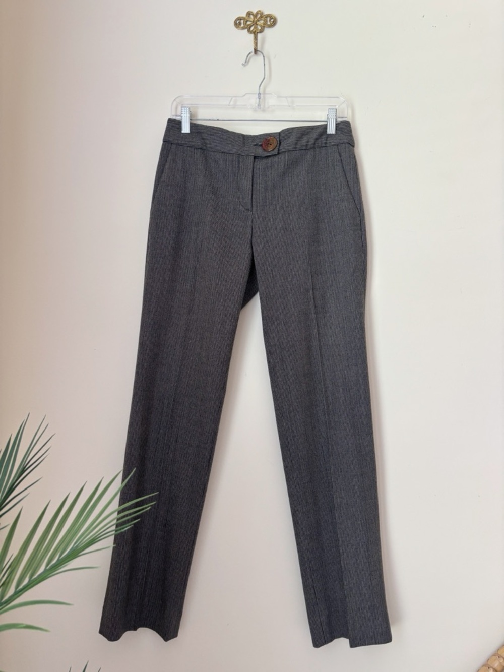 Missoni Pinstripe Stretch Wool Pants Trousers Sz 6 Luxury Workwear